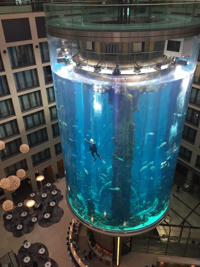 Aquarium im Radisson Blu Berlin
